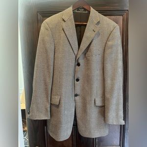 Loro Piana Glen Check Cashmere Blazer Jacket Quiet Luxury